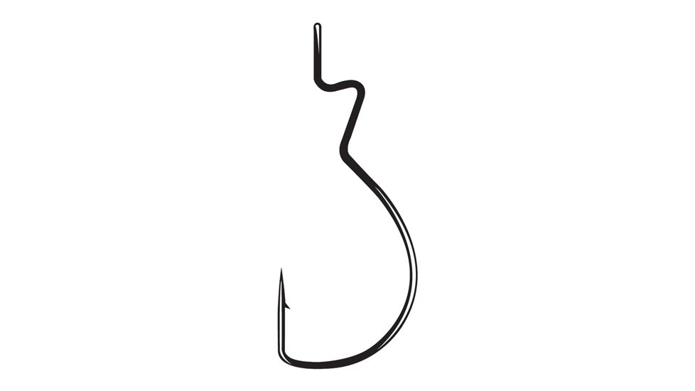 Gamakatsu Worm Skip Gap Nsb 4/0, 5 Hooks P/P 266414