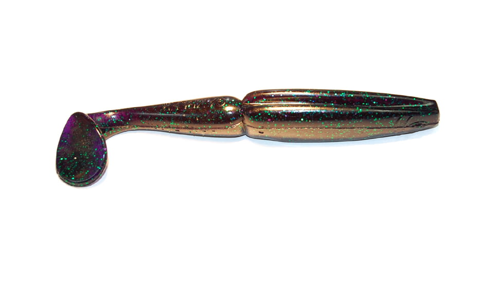 Gambler Big EZ Swimbait Swimbaits, 5, 5in, Junebug, EZ5003