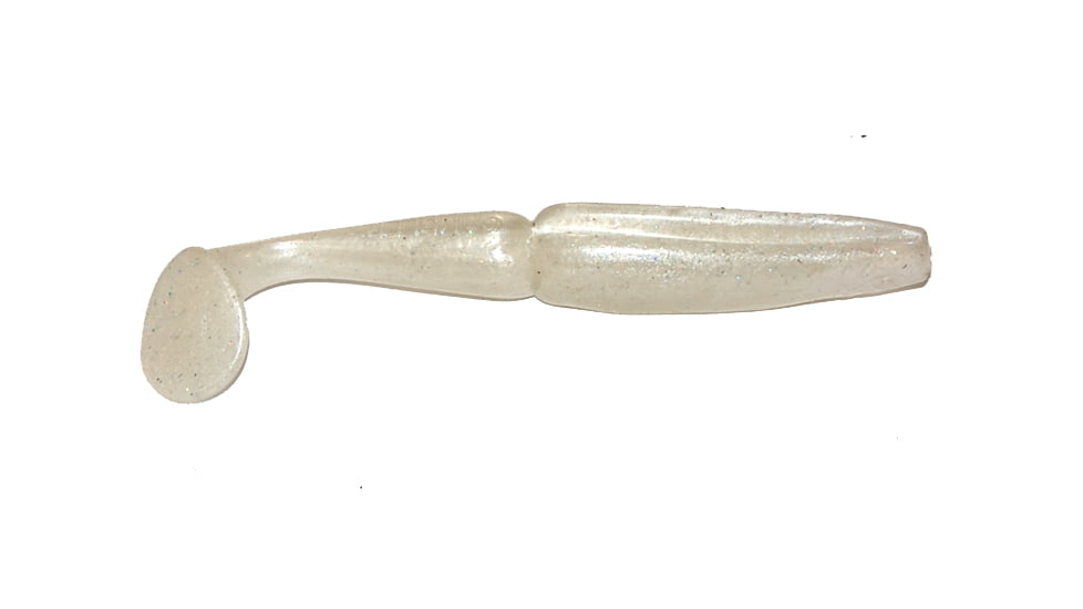 Gambler Big EZ Swimbait Swimbaits, 5, 5in, White Lightening, EZ5032
