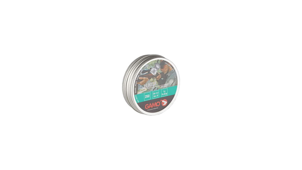 Gamo .177 Caliber GMO Hunter Pellets - 250 Tin, GAM6320525BL54