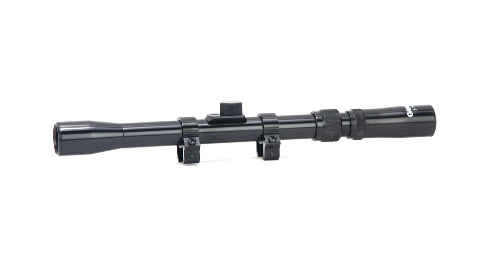Gamo 3-7x20mm WR Scope W/Rings, 30/30 TV Reticle, Black 6212037x20CP