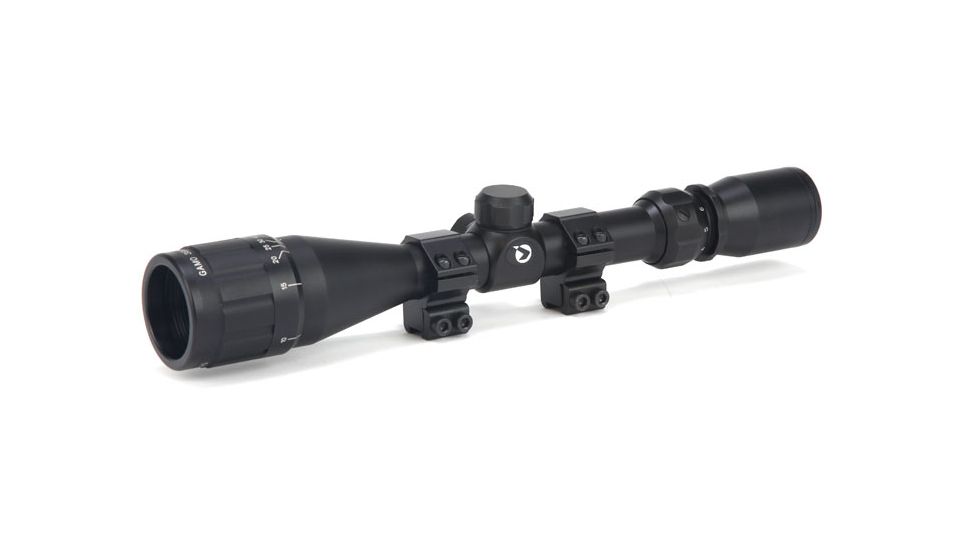 Gamo 3-9x40mm Scope w/ Rings, Adjustable Objective, Black 6212039x40AOCP
