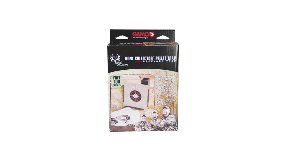 Gamo Air Rifles Bone Collector Cone Backyard Trap With Paper Targets Lead Airgun Pellets Only No BBs