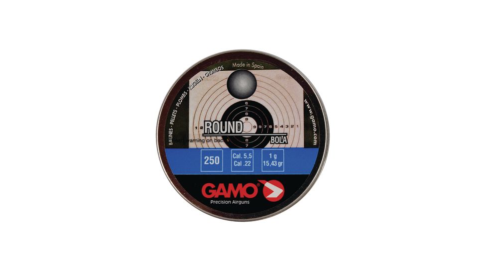 Gamo Air Rifles Gamo Roundball Pellets .22 Caliber 250 Per Tin 632032554