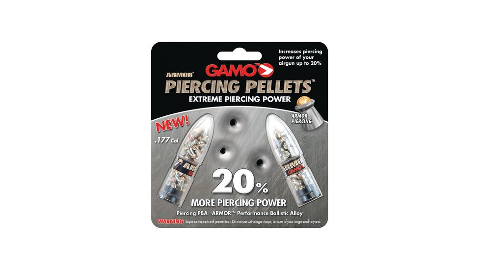 Gamo Air Rifles PBA Armor Piercing Pellets Lead Free .22 Caliber 50 Per Pack Not For Use With Airgun Traps 632263554