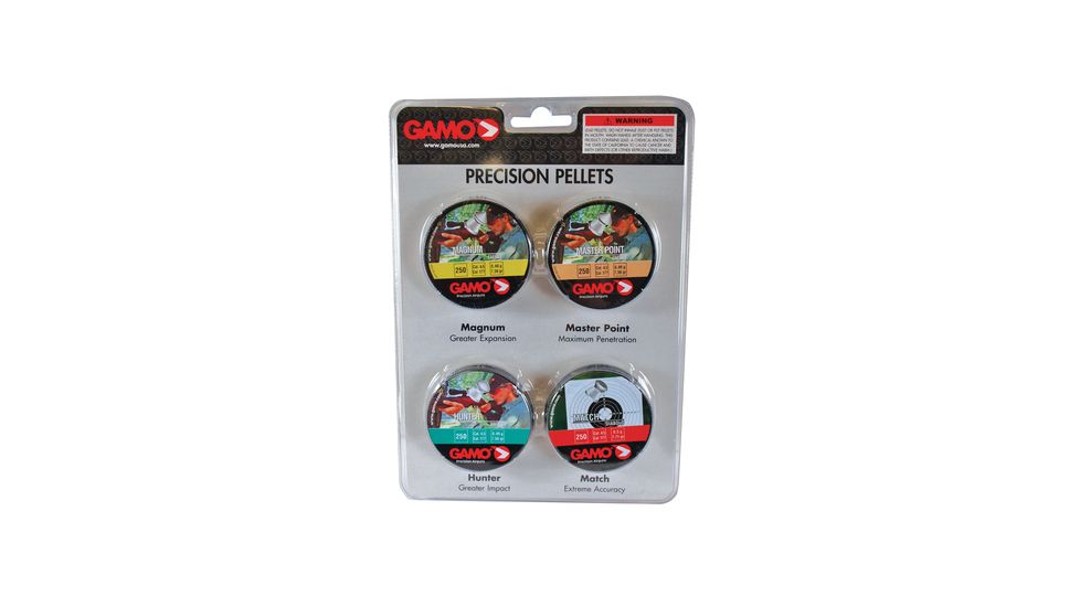 Gamo Air Rifles Performance Lead Pellet Combination .177 Caliber Round BB/Match/Magnum and Hunter 1000 Count 632092754