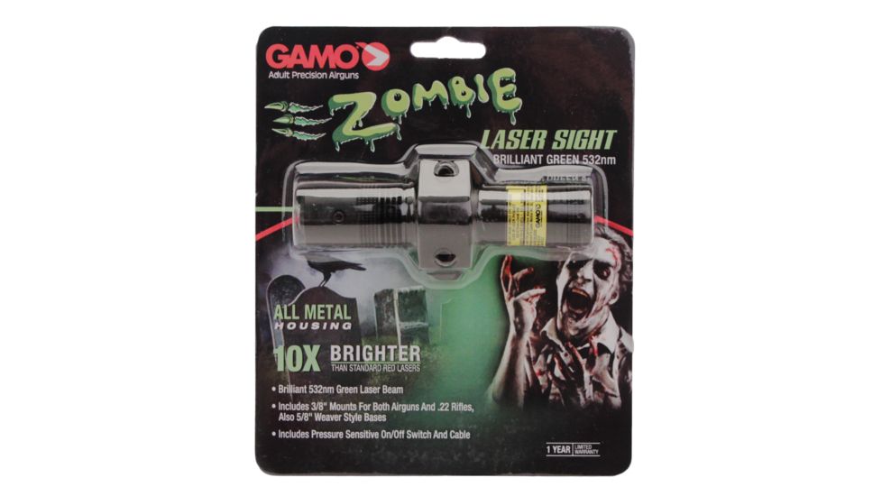 Gamo Air Rifles Zombie Green Laser Sight 106091