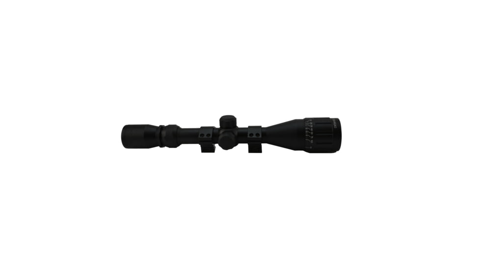 Gamo Airgun Rifle Scope w/ Rings, 3-9x40mm, 30/30 Reticle, Adjustable Objective, Black, 6212039X40AOCP