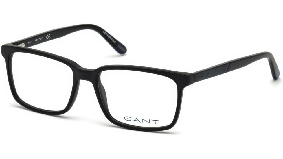 Gant GA3165 Eyeglass Frames - Matte Black Frame Color, Matte Black Lens Color