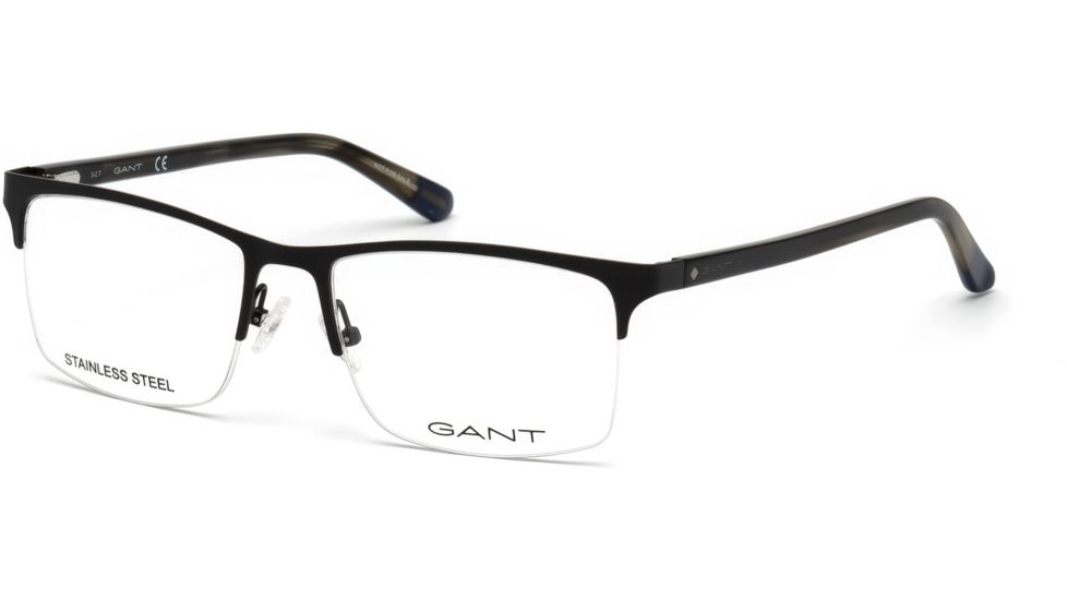 Gant GA3169 Eyeglass Frames - Matte Black Frame Color, Matte Black Lens Color