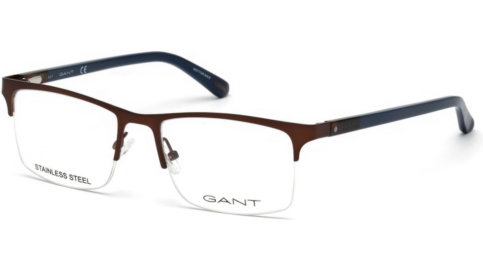 Gant GA3169 Eyeglass Frames - Matte Dark Brown Frame Color, Matte Dark Brown Lens Color