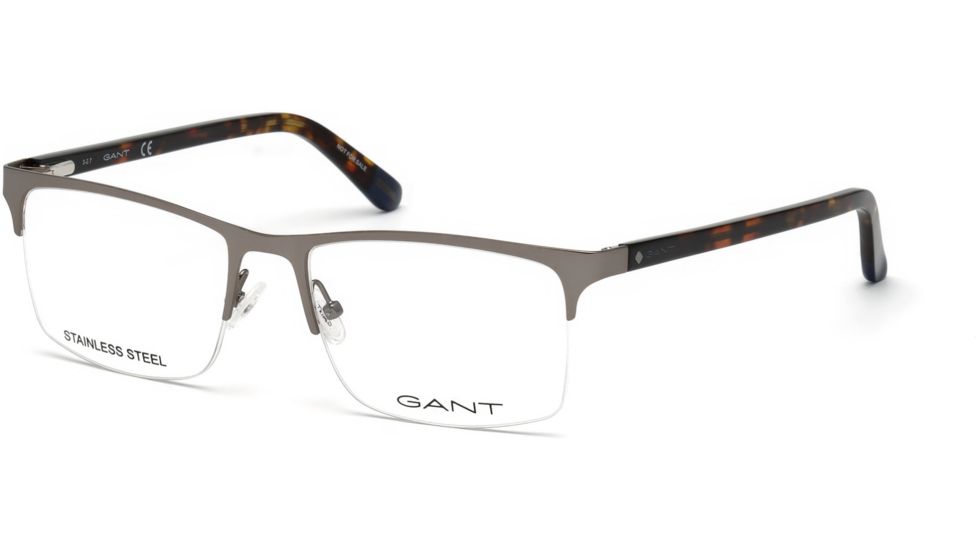Gant GA3169 Eyeglass Frames - Matte Gunmetal Frame Color, Matte Gunmetal Lens Color