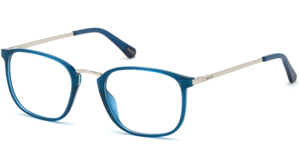 Gant GA3190 Eyeglass Frames - Shiny Blue Frame Color, Shiny Blue Lens Color