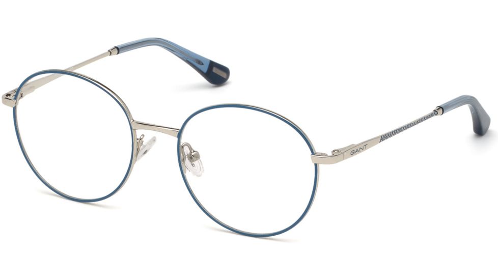 Gant GA4090 Eyeglass Frames - Shiny Blue Frame Color, Shiny Blue Lens Color