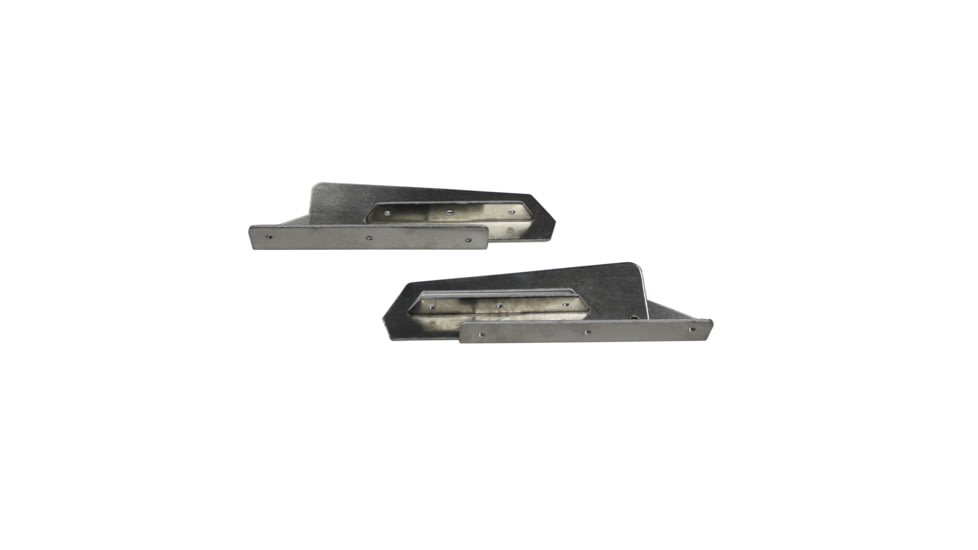 Garelick Anodized Aluminum Folding Brackets For Oak Footrest, 76007