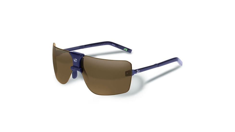 USED Gargoyles 85s Sunglasses w/ Black Frame, Brown w/Bronze Mirror Lens GAR10700074, EDEMO1