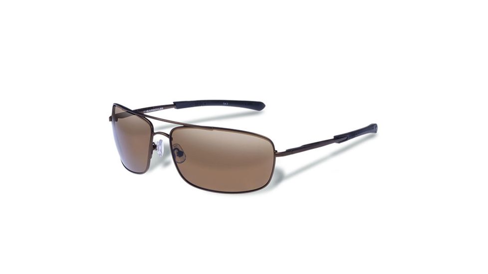 Gargoyles Barricade Single Vision Prescription Sunglasses, Matte Brown Frame, 10700098.QTMSV