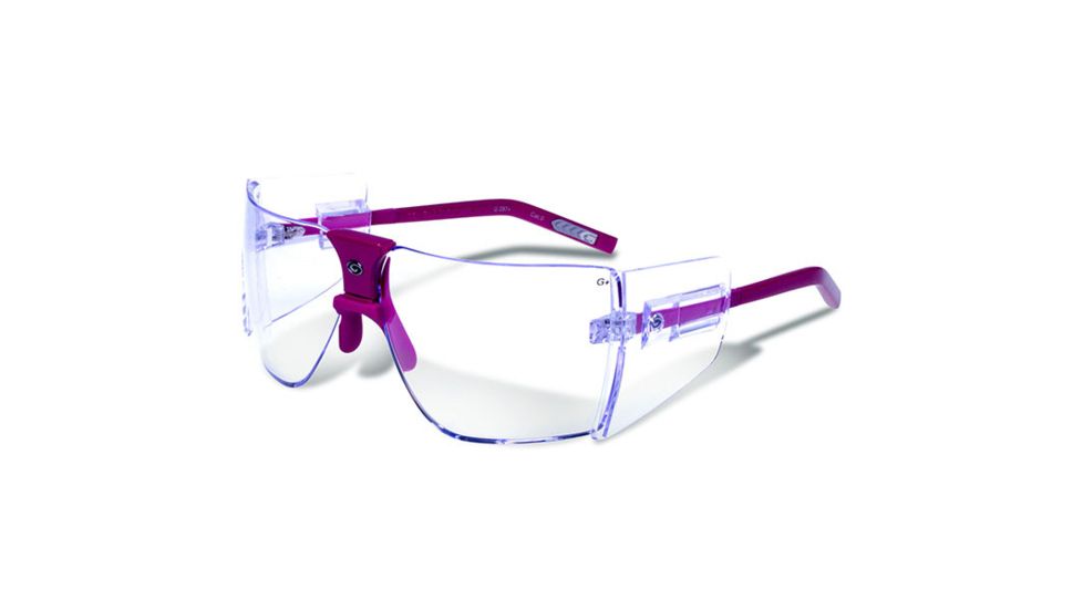 Gargoyles Classic Sunglasses w/ Fuschia Frame, Clear Lens GAR10700073