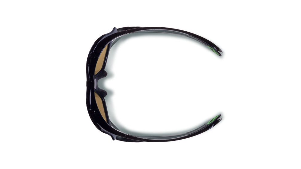 Gargoyles Gamer Sunglasses w/ Black Frame, Smoke Polarized w/Gold Mirror Lens GAR10700081