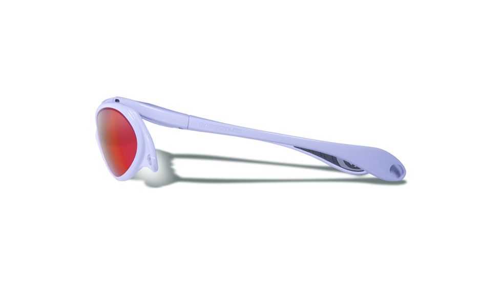 Gargoyles Gamer Sunglasses w/ White Frame, Smoke w/Plasma Mirror Lens GAR10700066