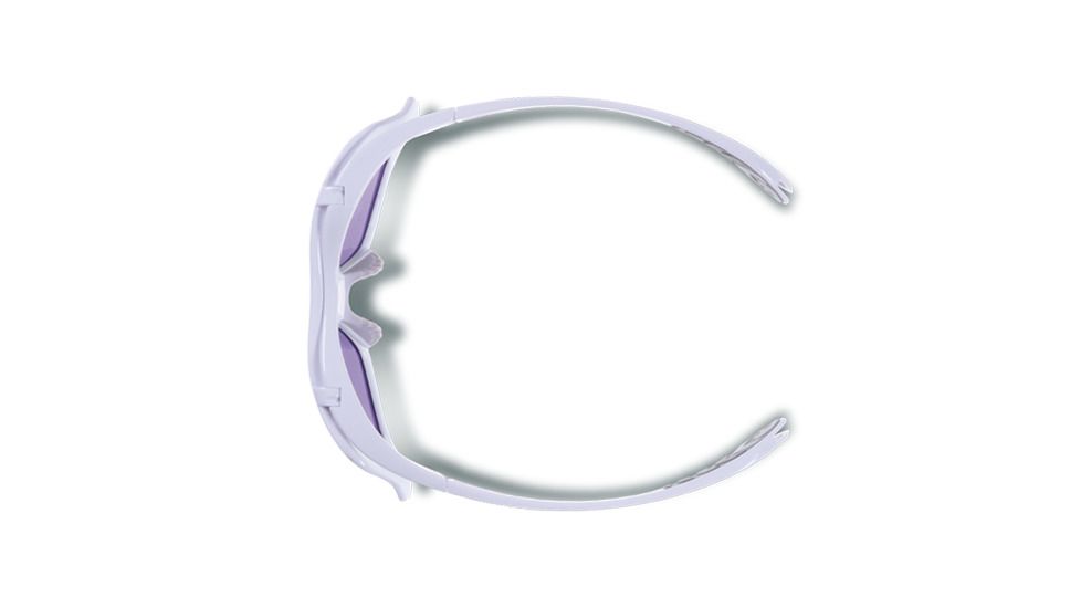 Gargoyles Gamer Sunglasses w/ White Frame, Smoke w/Plasma Mirror Lens GAR10700066