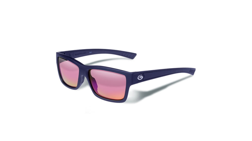 Gargoyles Homeland Sunglasses w/ Matte Black Frame, Smoke Polarized w/Plasma Mirror GAR10700149