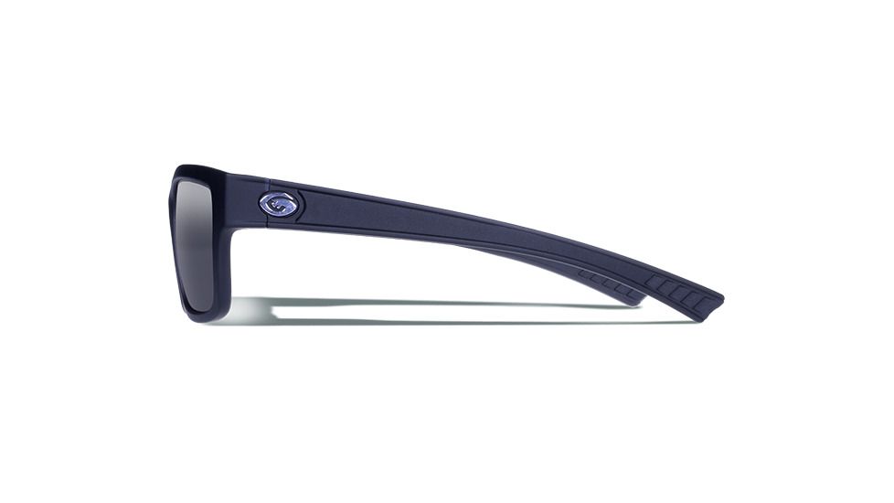 Gargoyles HOMELAND Sunglasses, Matte Black Frame, Smoke with Silver Mirror Lens, 10700221.QTM