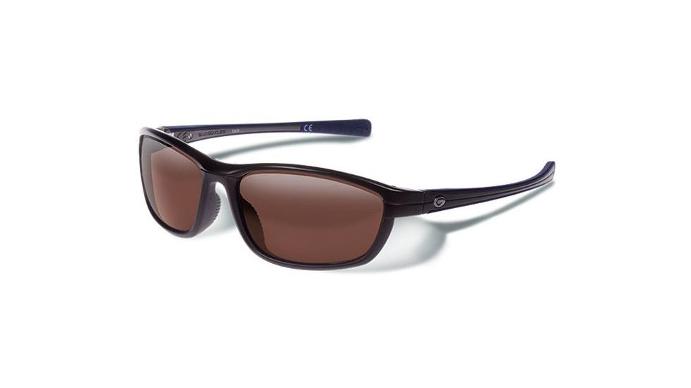 Gargoyles Kinser Single Vision Prescription Sunglasses, Matte Dark Brown Frame, 10700181SV