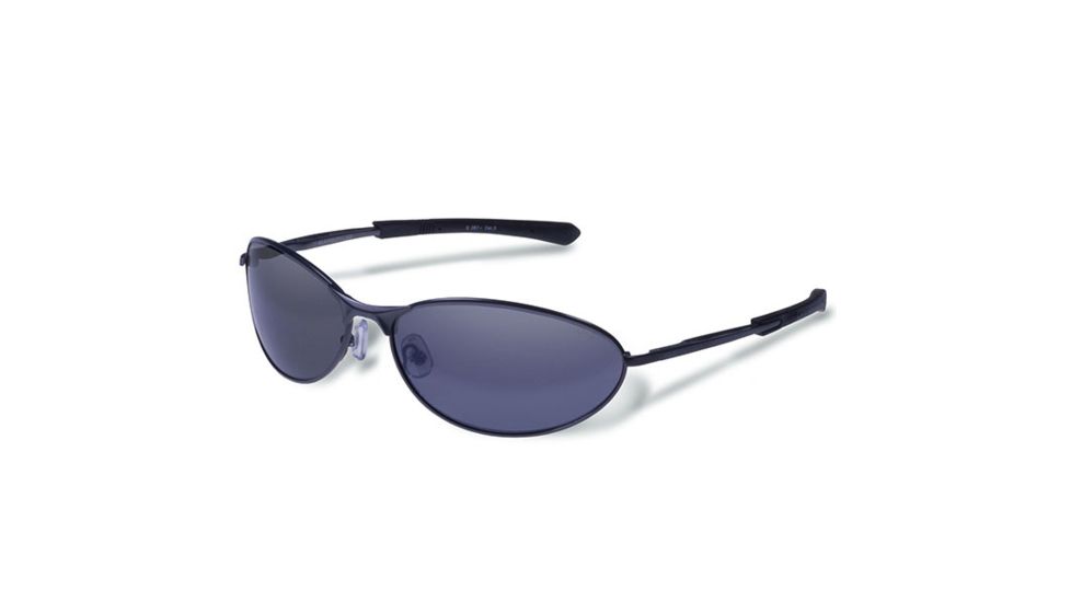 Gargoyles Outrider Sunglasses w/ Matte Gun Frame, Smoke Polarized w/Silver Mirror Lens GAR10700103