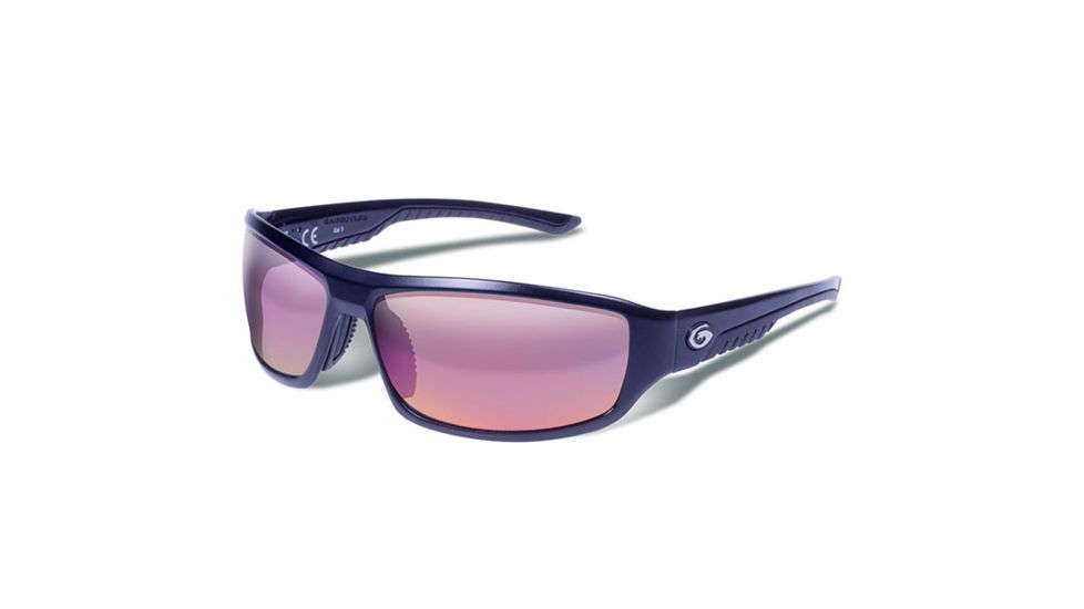 Gargoyles Prevail Sunglasses w/ Matte Black Frame, Smoke Polarized w/Plasma Mirror Lens GAR10700140