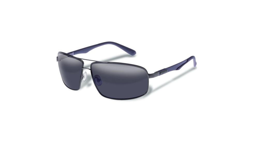 Gargoyles Prot Pace Matte Dark Gun Frame, Smoke Polarized Lens GAR10700228QTM
