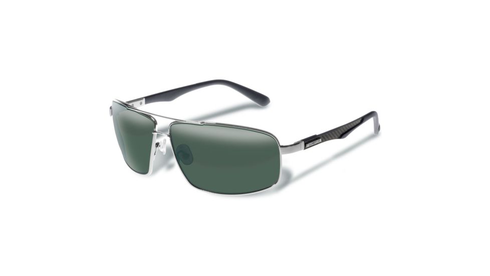 Gargoyles Prot Pace Shiny Gun Frame, Green Polarized Lens GAR10700229QTM