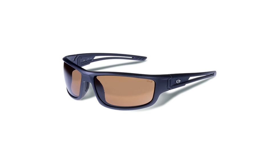 Gargoyles Squall Sunglasses w/ Matte Graphite Metallic Frame, Brown Lens GAR10700130