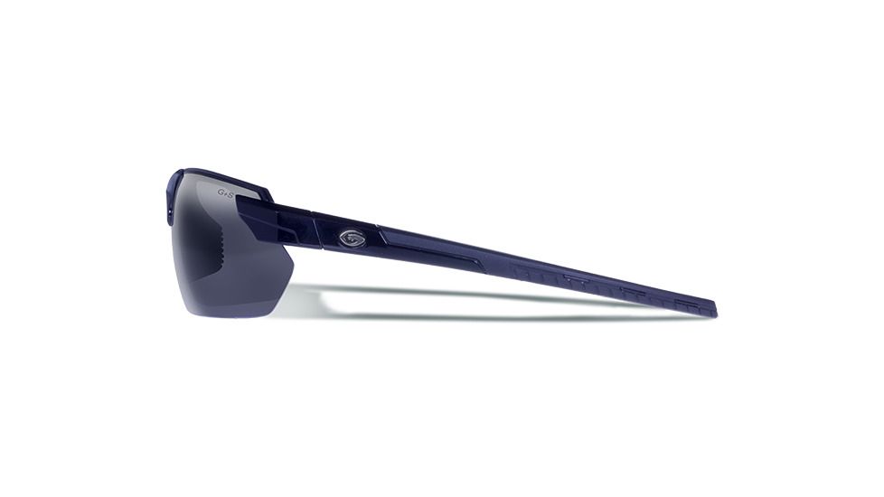 Gargoyles Vortex Protective Sunglasses, Black Frame, Smoke Polarized w/ Silver Mirror Lenses, 10700183.QTM