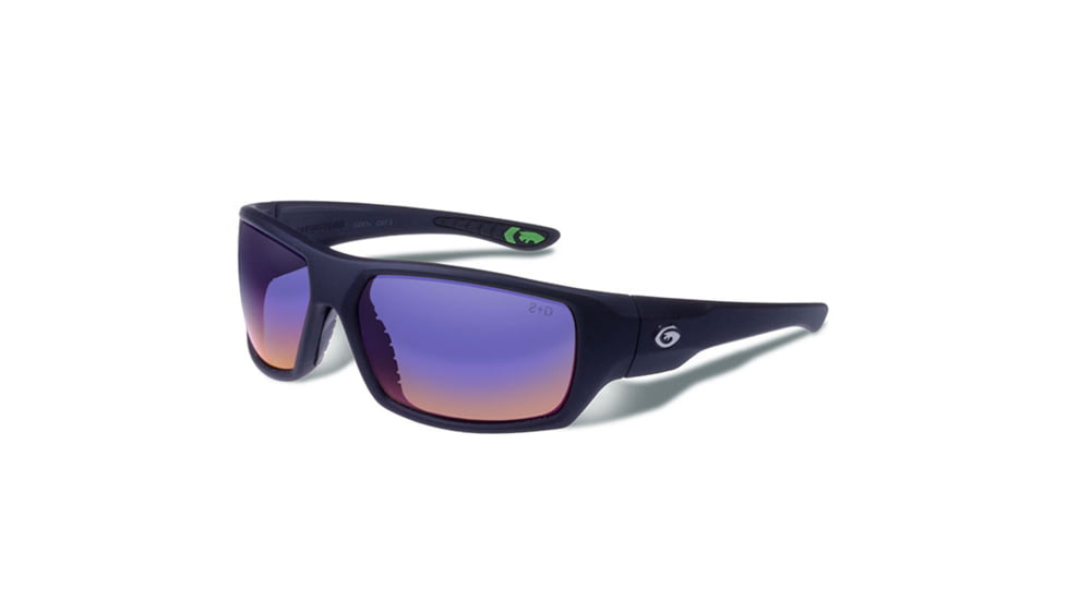 Gargoyles Wrath Sunglasses w/ Matte Black Frame, Smoke w/Plasma Mirror Lens GAR10700040