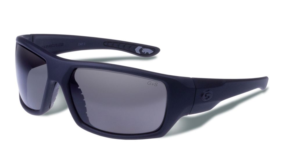 Gargoyles WRATH Sunglasses, Matte Black Frame, Smoke Lens, 10700213.QTM