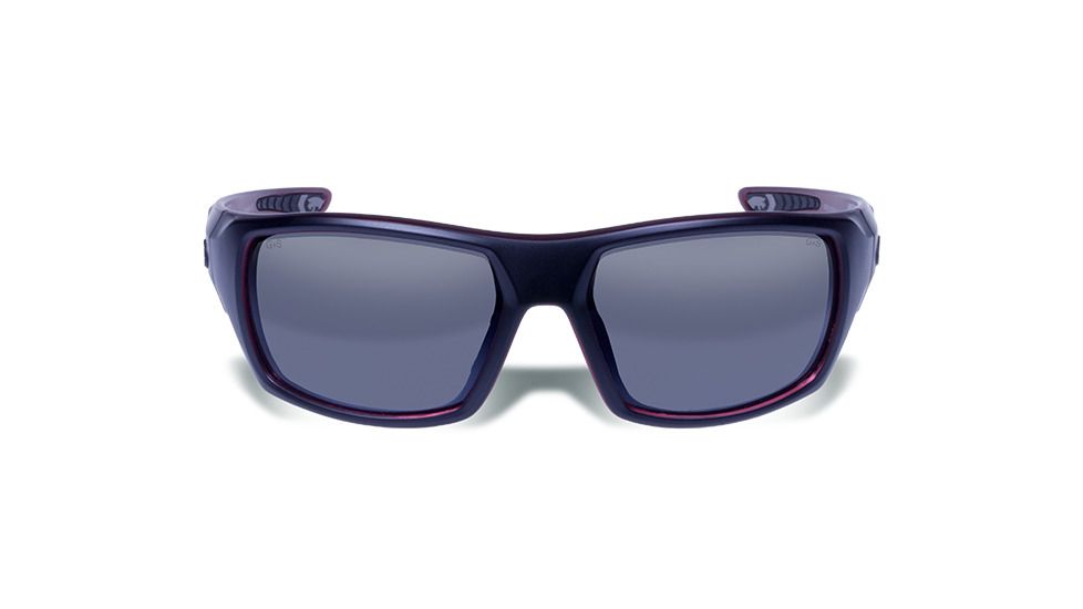 Gargoyles WRATH Sunglasses, Matte Black Frame, Smoke Polarized with Silver Mirror Lens, Polarized, 10700215.QTM