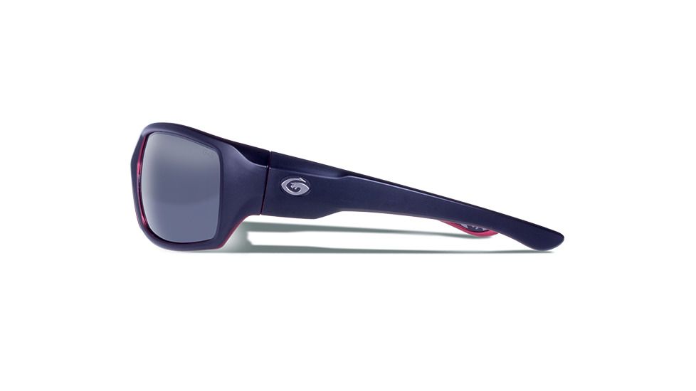 Gargoyles WRATH Sunglasses, Matte Black Frame, Smoke Polarized with Silver Mirror Lens, Polarized, 10700215.QTM