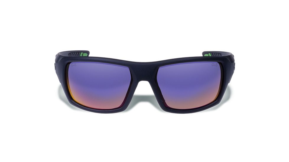 Gargoyles WRATH Sunglasses, Matte Black Frame, Smoke with Plasma Mirror Lens, 10700214.QTM