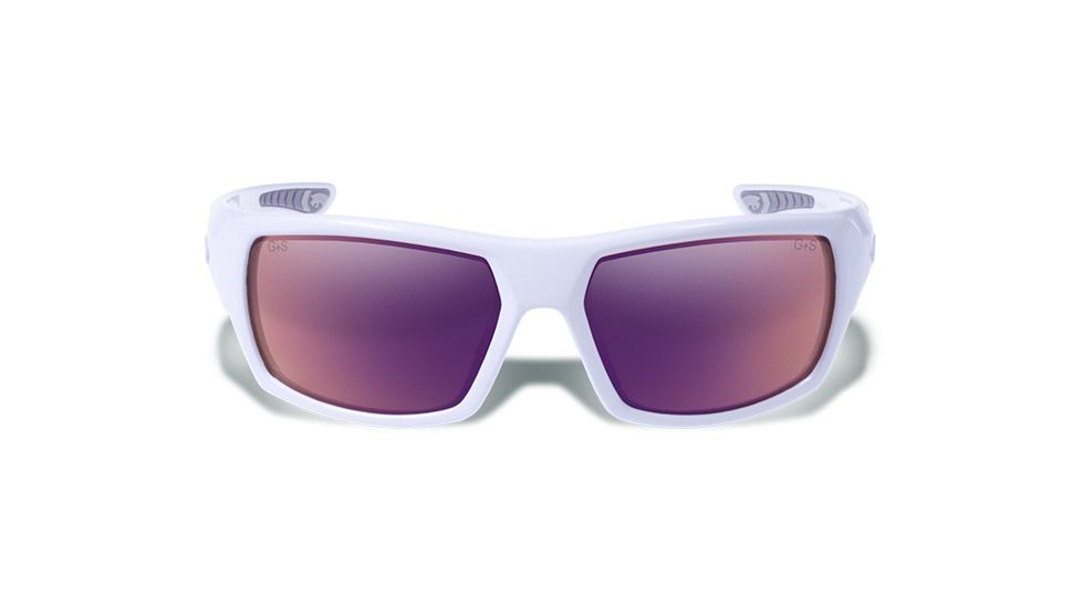 Gargoyles WRATH Sunglasses, White Frame, Copper Polarized with Blue Mirror Lens, Polarized, 10700217.QTM