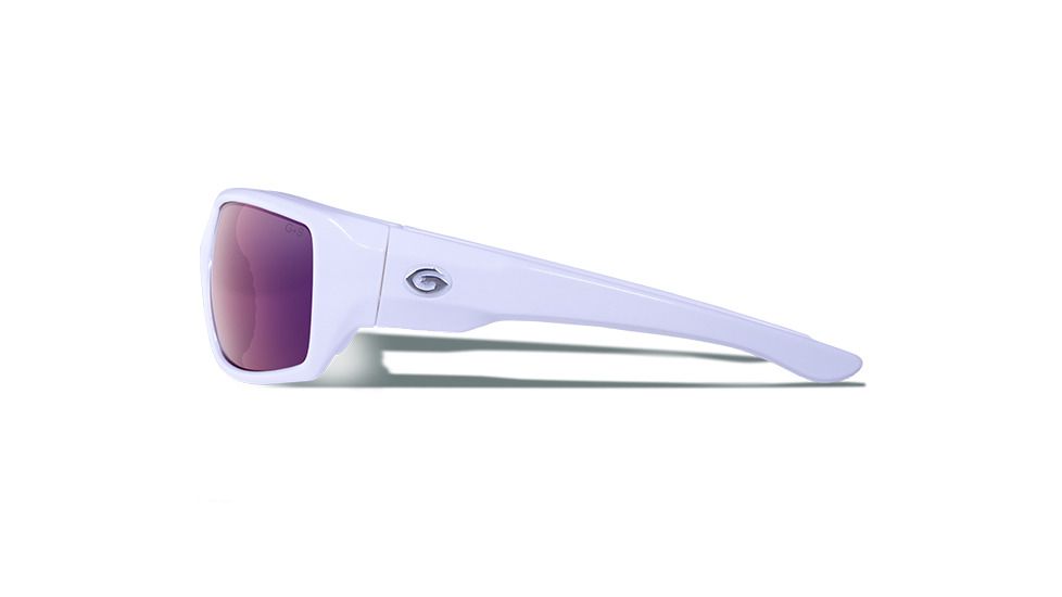 Gargoyles WRATH Sunglasses, White Frame, Copper Polarized with Blue Mirror Lens, Polarized, 10700217.QTM