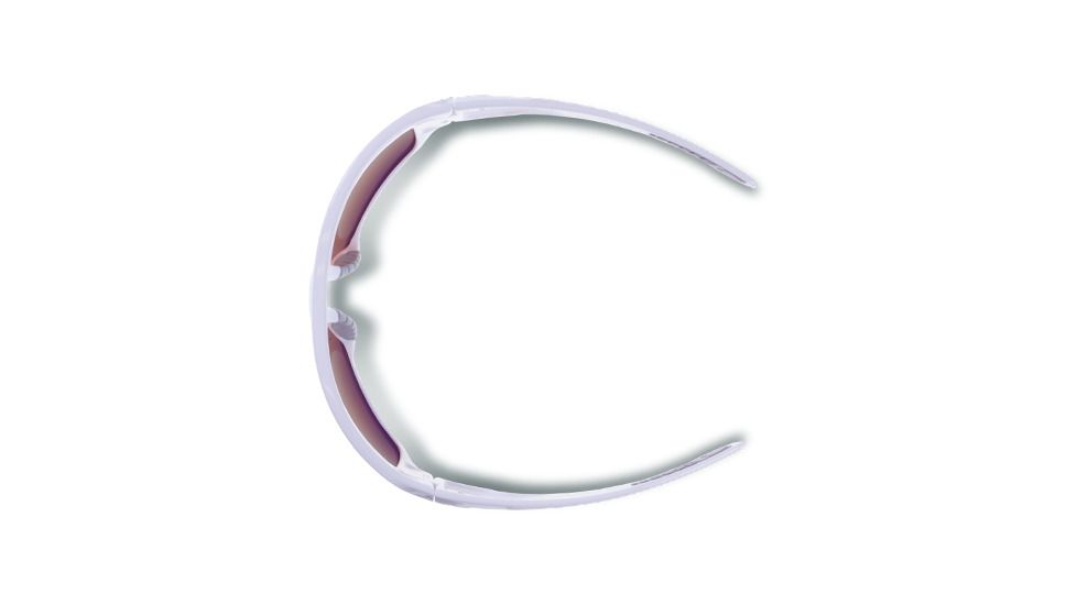 Gargoyles WRATH Sunglasses, White Frame, Copper Polarized with Blue Mirror Lens, Polarized, 10700217.QTM