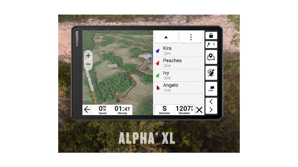 Garmin 0100339400 Alpha XL Navigator 64GB Memory Black