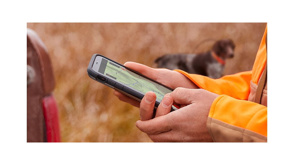 Garmin Alpha 200 Plus Dog Tracking and Training Handheld GPS, Black/Orange, 010-04014-00