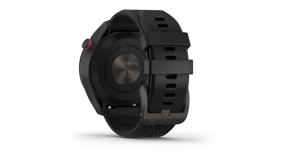 Garmin Approach S42 GPS Smartwatch, Carbon Gray with Black Band, 010-02572-10