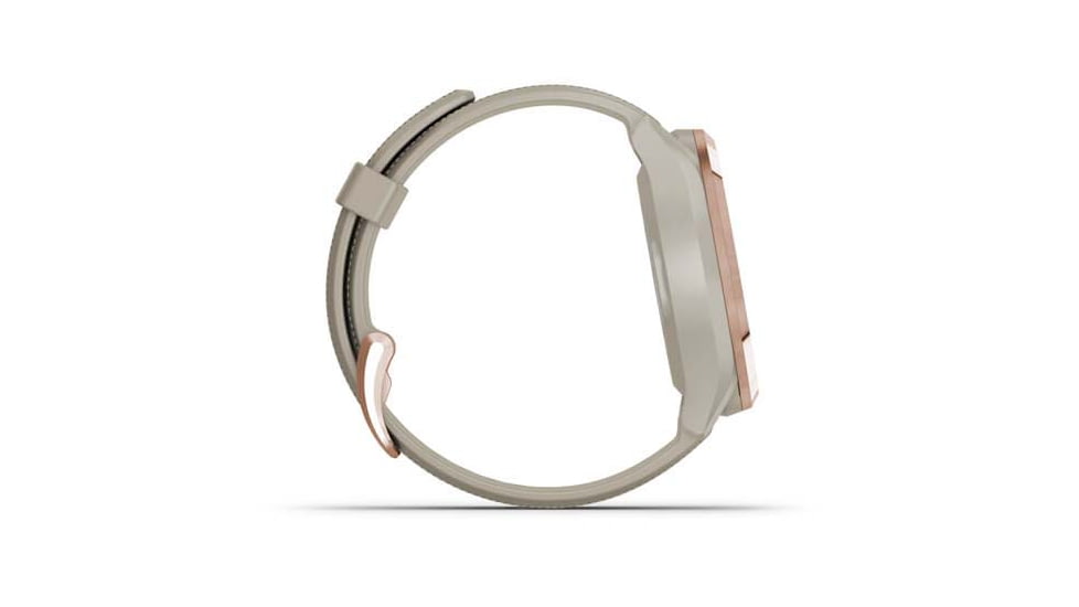 Garmin Approach S42 GPS Smartwatch, Rose Gold with Light Sand Band, 010-02572-12