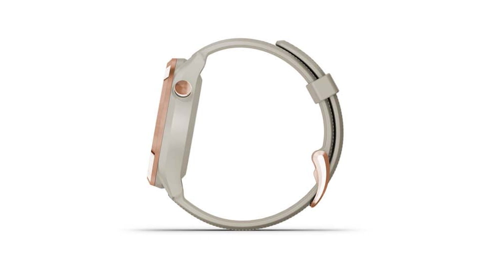 Garmin Approach S42 GPS Smartwatch, Rose Gold with Light Sand Band, 010-02572-12