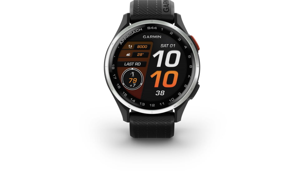 Garmin Approach S44 GPS Golf SmartWatch, Black, 010-03009-00