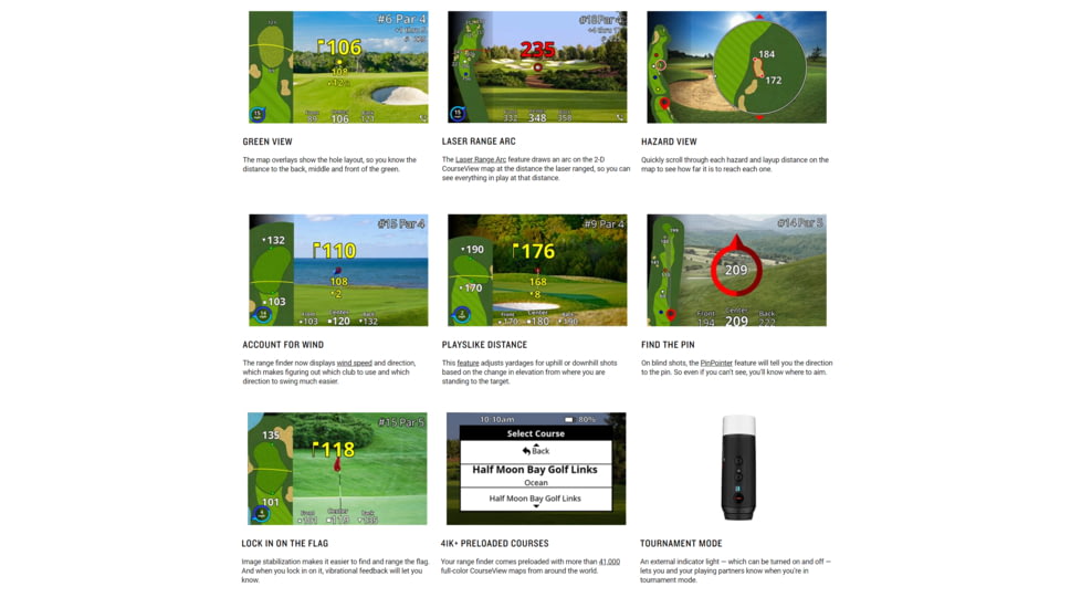 Garmin Approach Z82 Laser Range Finder with GPS, Gray/Black, 010-02260-00