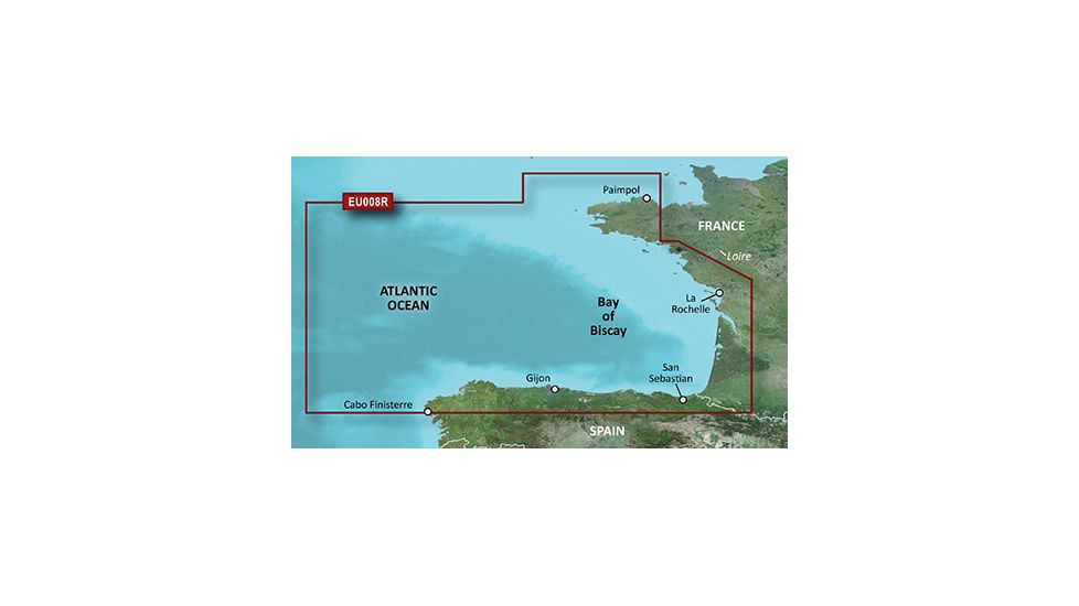Garmin BlueChart g2 Bay of Biscay v2010.5-v12 microSD Card w/SD Adapter 010-C0766-20